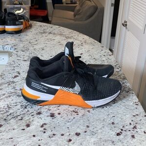 Nike Black and Orange Athletic Shoes